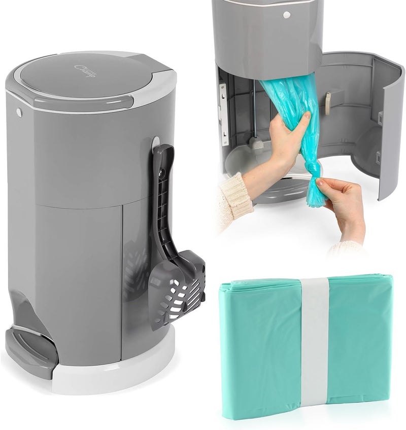 AIMIDODO 4-Pack Cat Litter Pail Liner Refills Bags Compatible with Litter Champ Litter Pail - Image 2